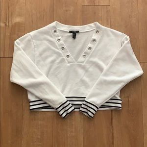 Forever 21 cropped sweatshirt